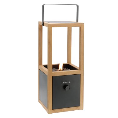 Cosi Fires - Cosiscoop Urban Teakholz/Schwarz inkl. Tragegriff